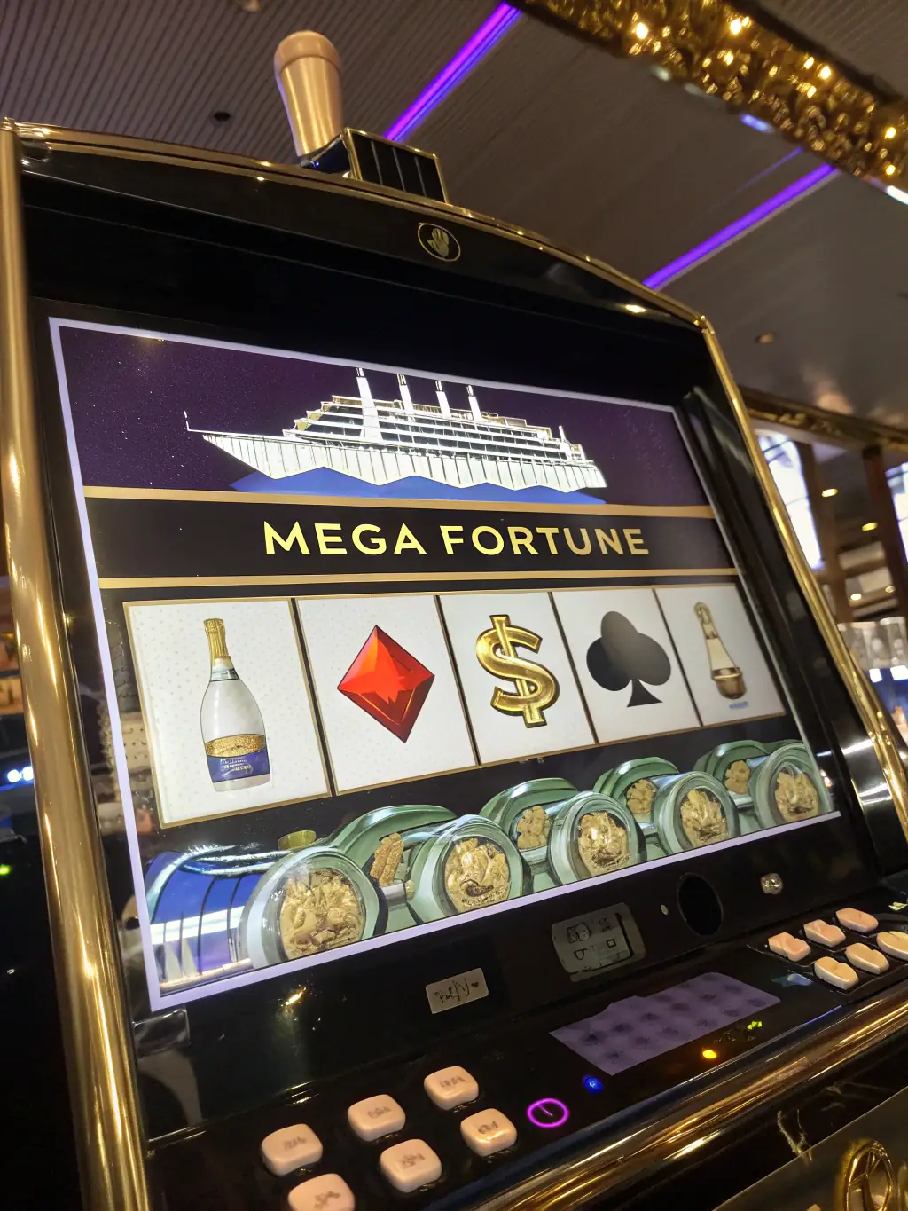 A vibrant and colorful image of the Fortune King Jackpot slot game interface, showcasing golden symbols and a progressive jackpot display.