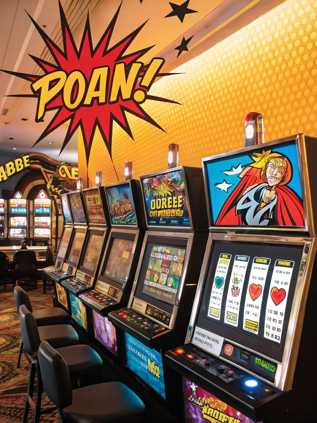 A dynamic image featuring a variety of slot game icons, highlighting the diverse selection of slot games available on WK777, including popular titles like Fortune King Jackpot and Ocean King Jackpot.